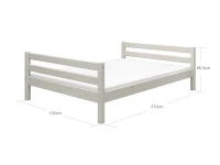 Flexa Classic twijfelaar 140x200 whitewash - Afbeelding 4