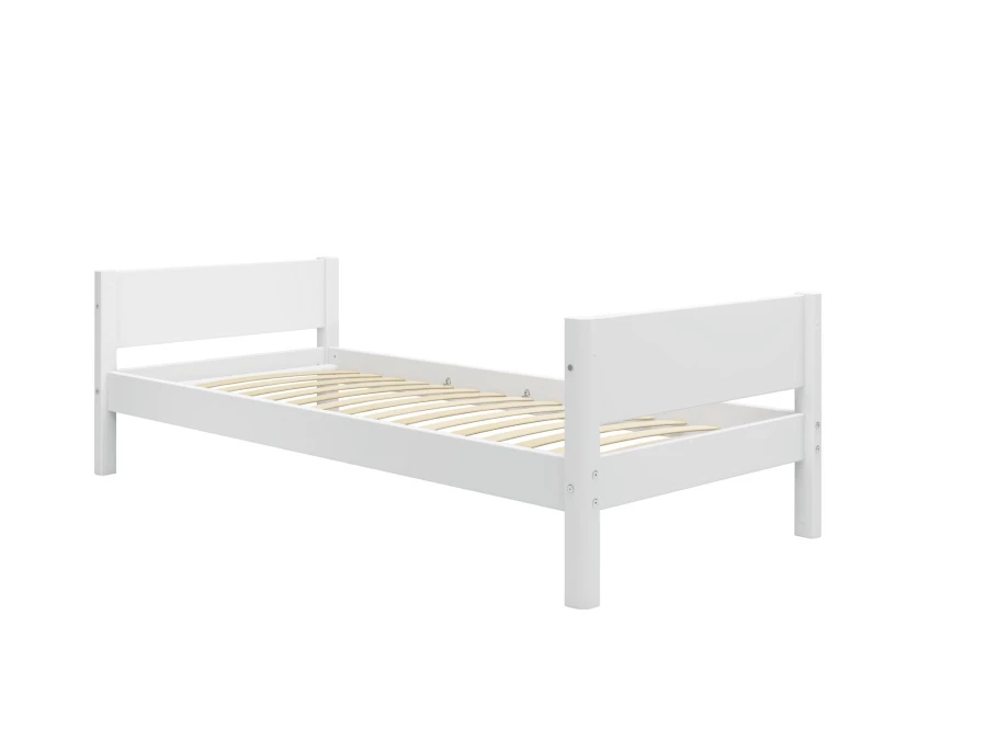Flexa White Eenpersoonsbed - wit - Afbeelding 3
