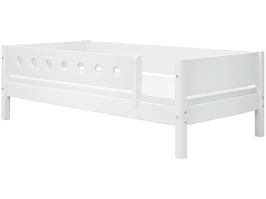 Flexa White Bedbank met uitvalbeveiliging - wit