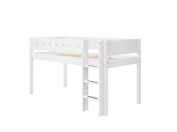Flexa White Halfhoogslaper m. rechte ladder - wit - Afbeelding 3