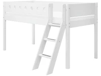 Flexa White Halfhoogslaper m. schuine ladder - wit