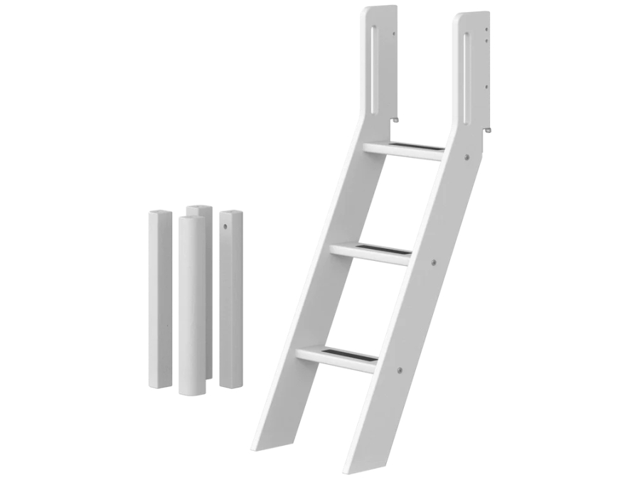 Flexa White Schuine ladder en onderzetpoten voor halfhoogslaper