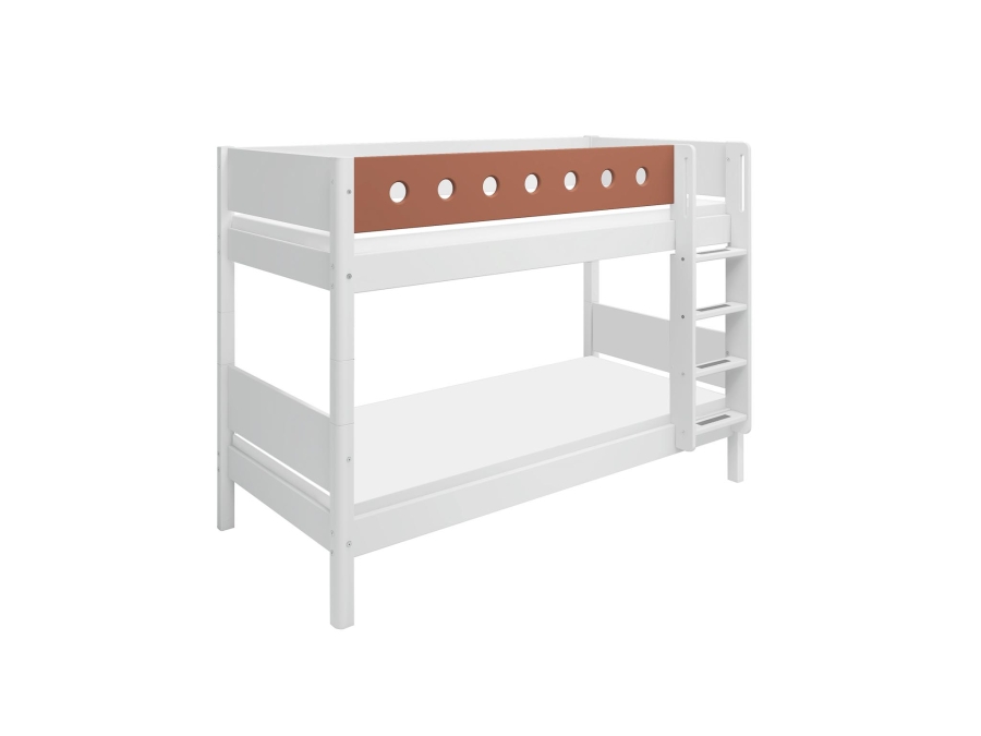 Flexa White Stapelbed met rechte ladder - blush - Afbeelding 4
