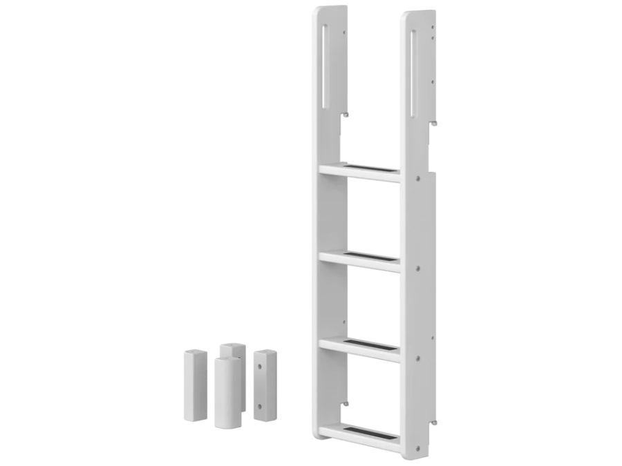Flexa White Middenstukken en rechte ladder voor stapelbed