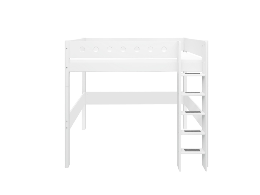 Flexa White Hoogslaper m. rechte ladder - wit - Afbeelding 2