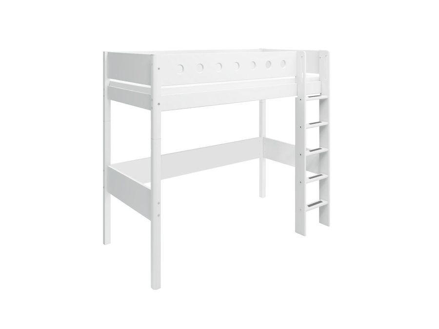 Flexa White Hoogslaper m. rechte ladder - wit - Afbeelding 3
