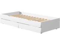 Flexa White Onderschuifbed met 2 lades