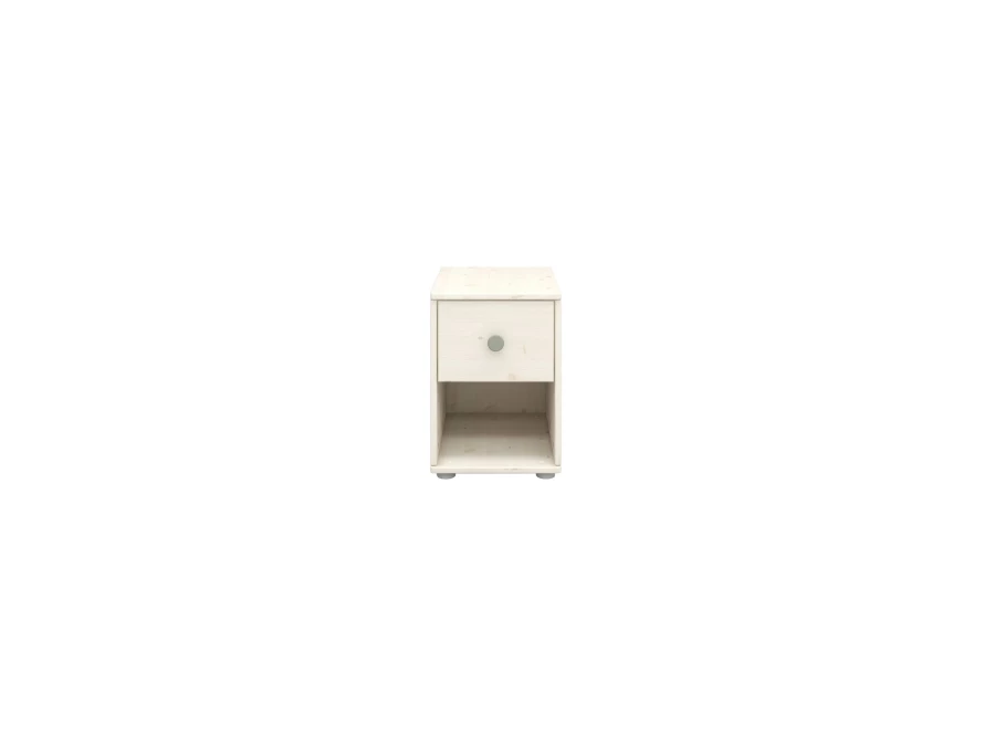 Flexa Classic nachtkastje whitewash / natural green - Afbeelding 2