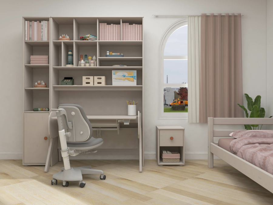Flexa Classic nachtkastje greywash / blush - Afbeelding 4
