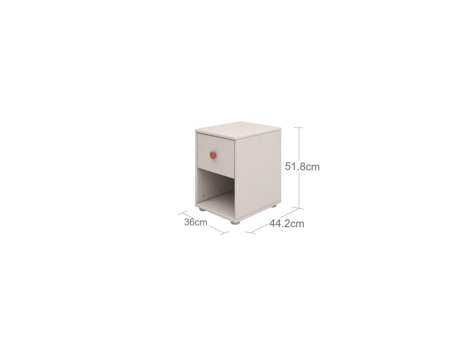 Flexa Classic nachtkastje greywash / blush - Afbeelding 3