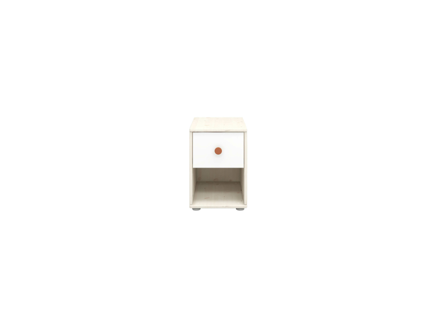 Flexa Classic nachtkastje whitewash / wit / blush - Afbeelding 2