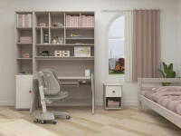 Flexa Classic nachtkastje greywash / wit / blush - Afbeelding 4