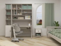 Flexa Classic nachtkastje greywash / wit / natural green - Afbeelding 4