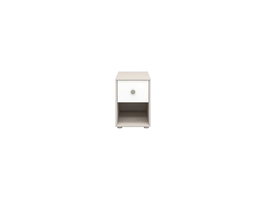 Flexa Classic nachtkastje greywash / wit / natural green - Afbeelding 2