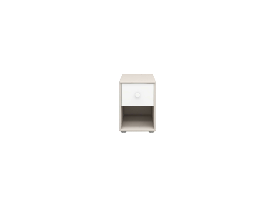 Flexa Classic nachtkastje greywash / wit / wit - Afbeelding 2