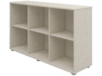 Flexa Classic 6-vaks boekenkast whitewash