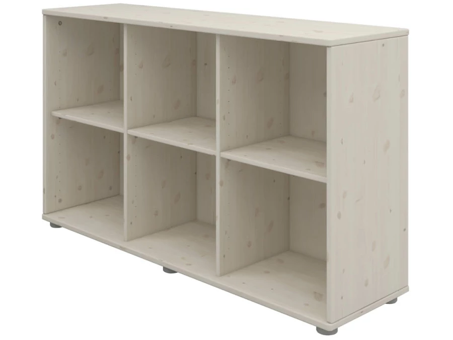 Flexa Classic 6-vaks boekenkast whitewash