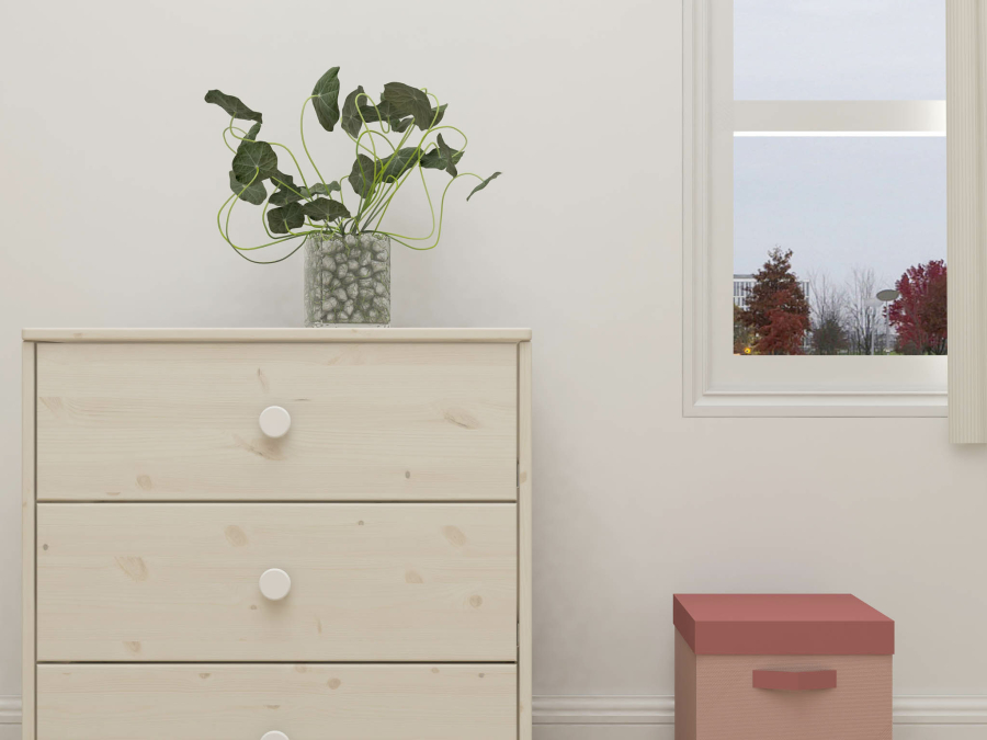 Flexa Classic ladekast met 3 laden whitewash / wit - Afbeelding 4
