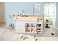 Flexa Classic ladekast met 3 laden whitewash / teal - Afbeelding 5