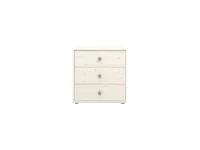 Flexa Classic ladekast met 3 laden whitewash / teal - Afbeelding 2