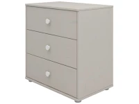Flexa Classic ladekast met 3 laden greywash / wit