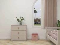 Flexa Classic ladekast met 3 laden greywash / blush - Afbeelding 4