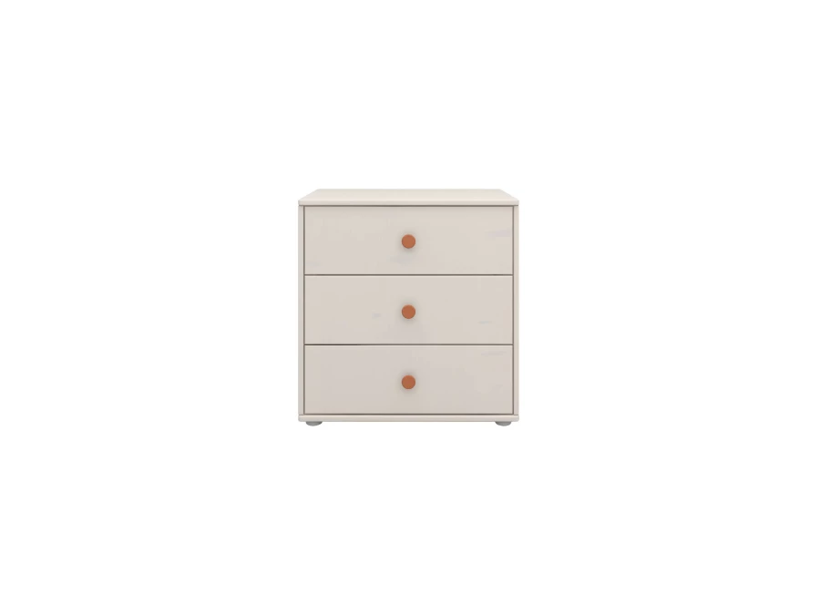 Flexa Classic ladekast met 3 laden greywash / blush - Afbeelding 2