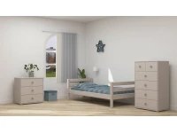 Flexa Classic ladekast met 3 laden greywash / teal - Afbeelding 5