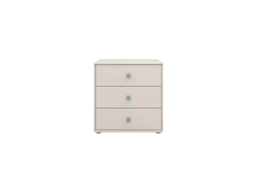Flexa Classic ladekast met 3 laden greywash / teal - Afbeelding 2