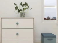 Flexa Classic ladekast met 3 laden greywash / wit / teal - Afbeelding 5