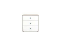 Flexa Classic ladekast met 3 laden greywash / wit / teal - Afbeelding 2