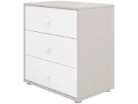 Flexa Classic ladekast met 3 laden greywash / wit / wit