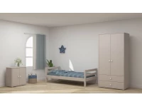 Flexa Classic kast met deuren greywash / wit - Afbeelding 6