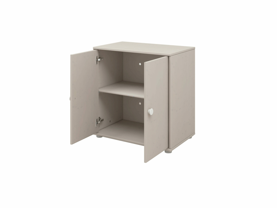 Flexa Classic kast met deuren greywash / wit - Afbeelding 4