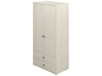Flexa Classic 2-deurs kledingkast whitewash / teal