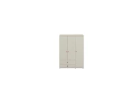 Flexa Classic 3-deurs kledingkast whitewash / blush - Afbeelding 2