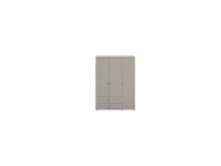 Flexa Classic 3-deurs kledingkast greywash / natural green - Afbeelding 2
