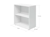 Flexa Roomie boekenkast 35D wit - Afbeelding 3