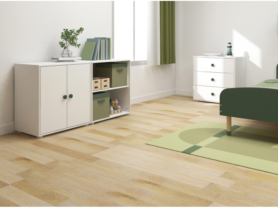 Flexa Roomie ladekast wit / deep green - Afbeelding 4