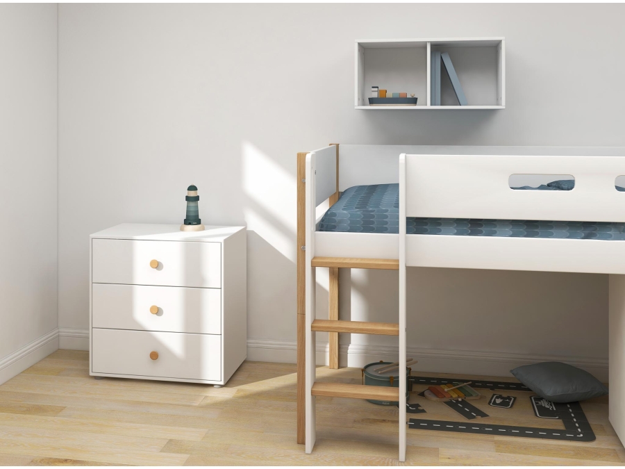 Flexa Roomie ladekast wit / eiken - Afbeelding 4