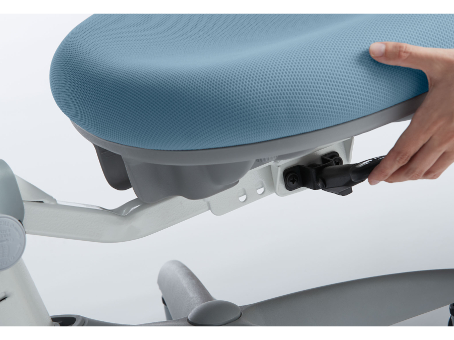 Flexa Verto bureaustoel frosty blue - Afbeelding 7