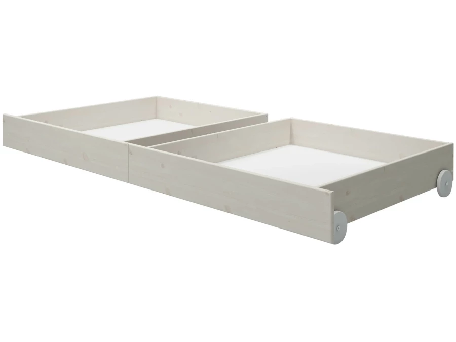 Flexa Classic twee opberglades whitewash