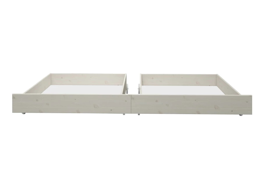 Flexa Classic twee opberglades whitewash - Afbeelding 2