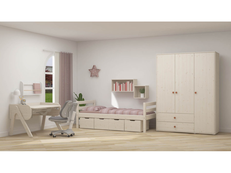 Flexa Classic hoge opberglades whitewash - Afbeelding 3
