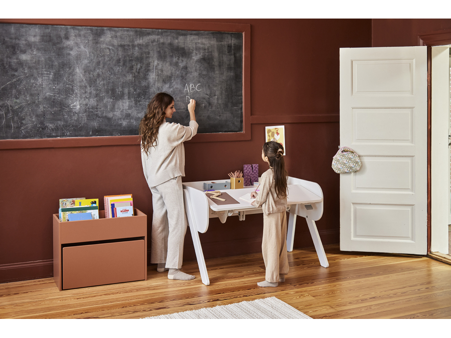 Flexa Study Woody kantelbaar bureau - wit - Afbeelding 7