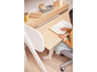 Flexa Study Woody kantelbaar bureau - wit / eiken - Afbeelding 8
