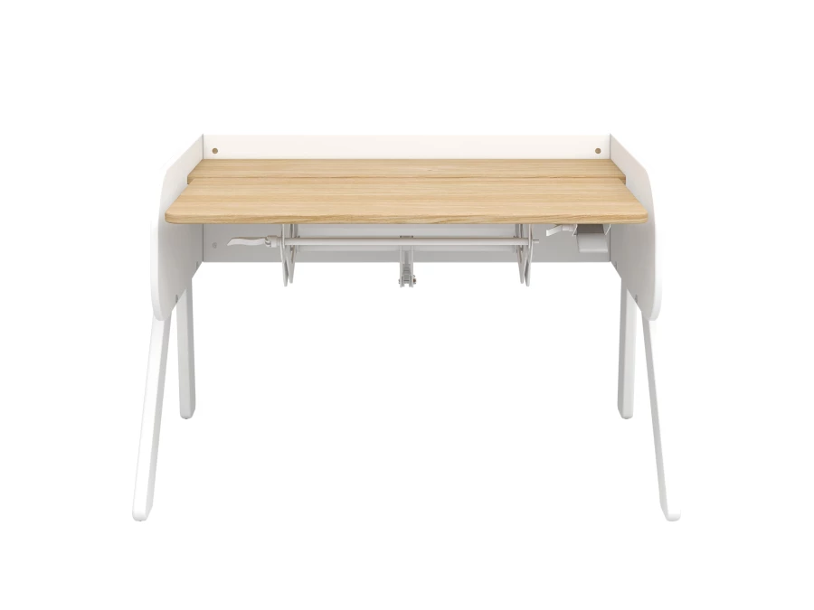Flexa Study Woody kantelbaar bureau - wit / eiken - Afbeelding 2