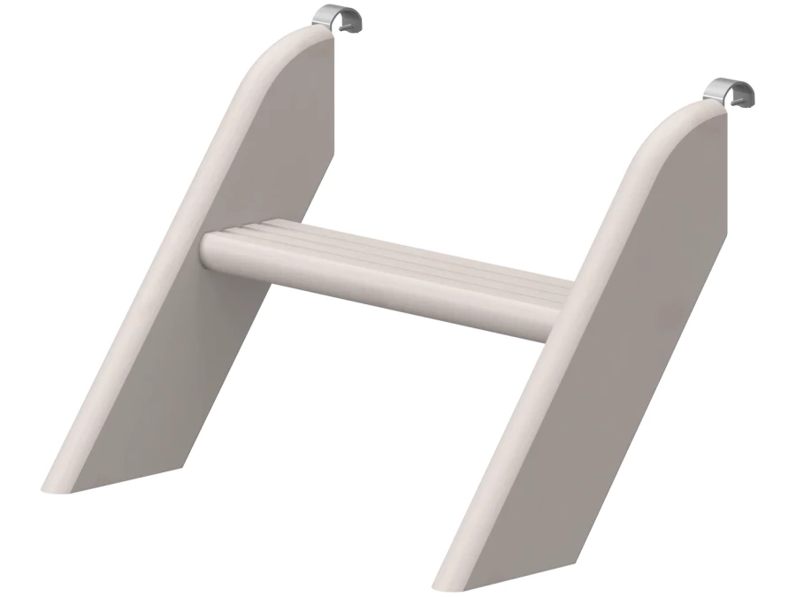 Flexa Classic korte ladder voor bed greywash