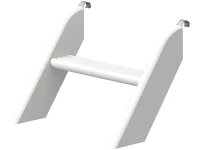 Flexa Classic korte ladder voor bed wit
