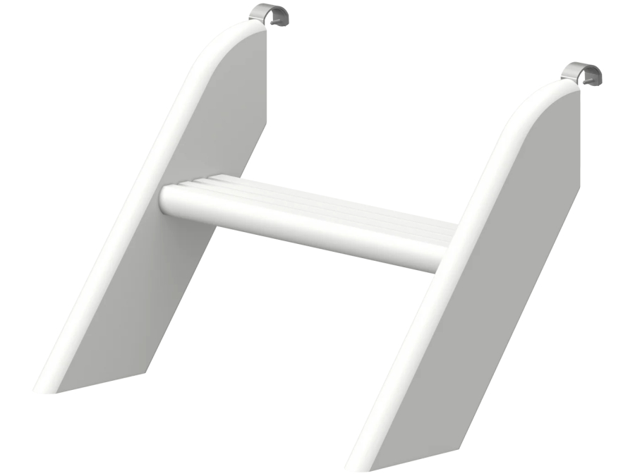 Flexa Classic korte ladder voor bed wit